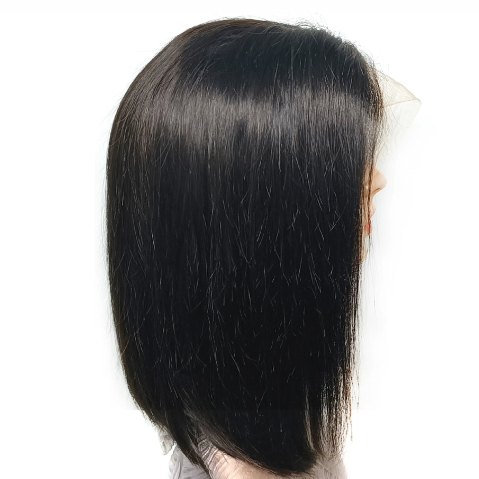 Wholesale Price Cuticle Aligned Brazilian Hair Sdd Virgin Lace Front Human Hair Wig 10inch