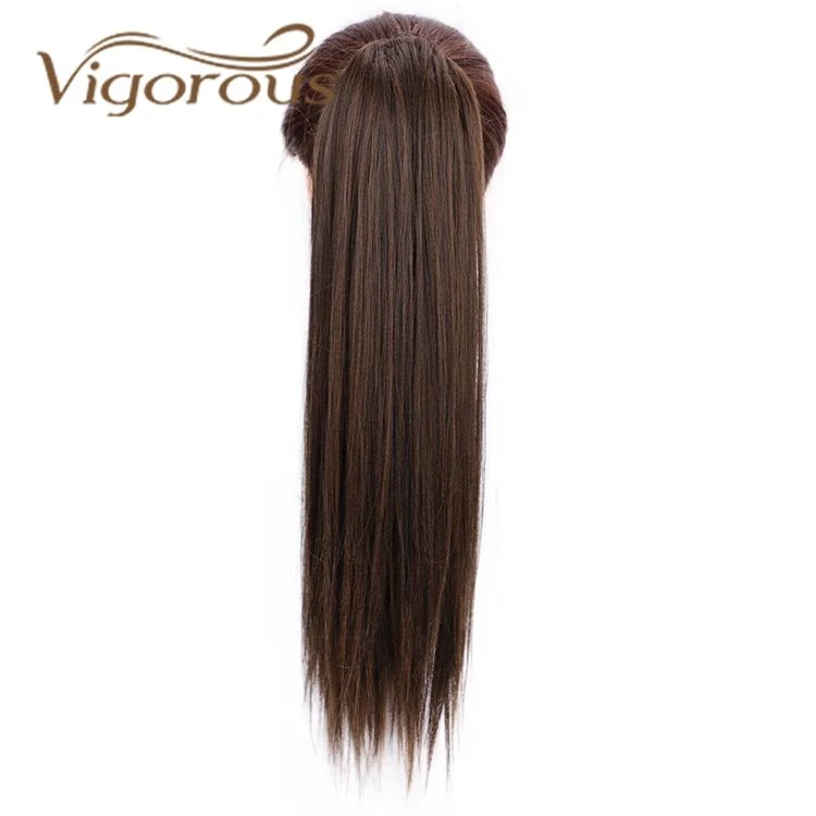 Long Drawstring Ponytail Synthetic Hair