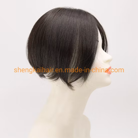 Venta al por mayor de primera calidad, cabello humano Hantied completo, mezcla de cabello sintético, adornos para mujeres 528