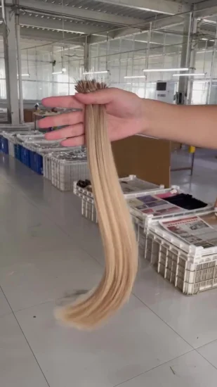 El doble del cabello humano Remy del grado 10A de la fábrica 10A ahoga las extensiones nanas del pelo de la extremidad