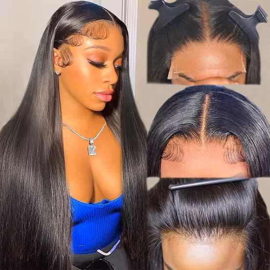 Venta caliente al por mayor envío gratis cutícula alineada pelucas de encaje de cabello humano virgen brasileño sin procesar